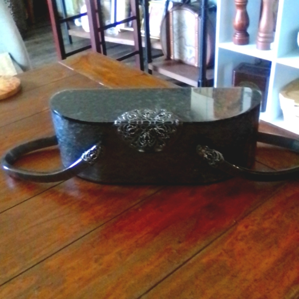 Wilardy Gray marble elite purse great